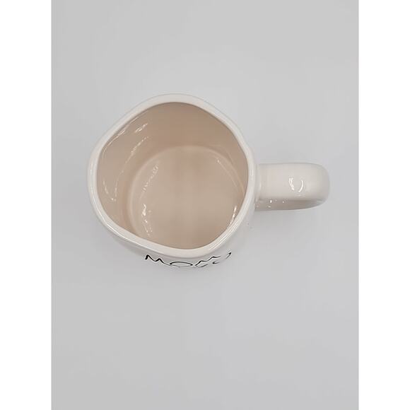 RAE DUNN MOM EST. 2020 White with Large Black Letters Coffee/Tea Mug by Magenta - Picture 6 of 7